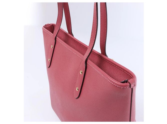 Borsa a tracolla Coach City in pelle rosa - vista 6