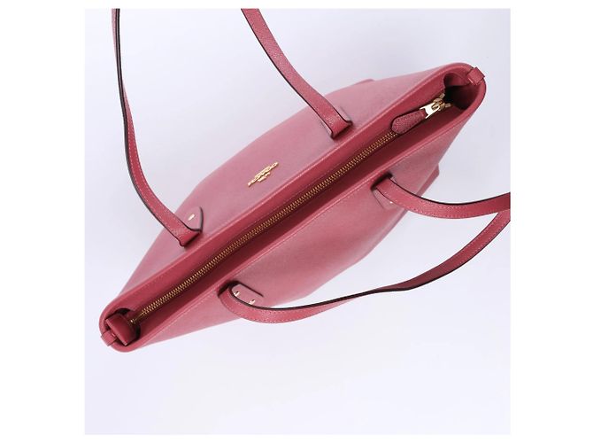 Borsa a tracolla Coach City in pelle rosa - vista 8