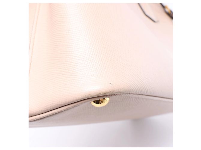 Borsa a mano Prada in pelle Saffiano doppia rosa - vista 15