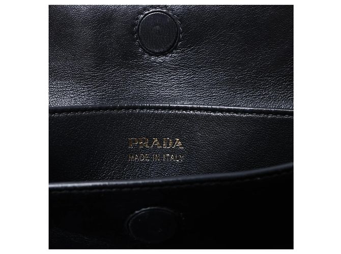 Borsa a mano Prada in pelle Saffiano doppia rosa - vista 16