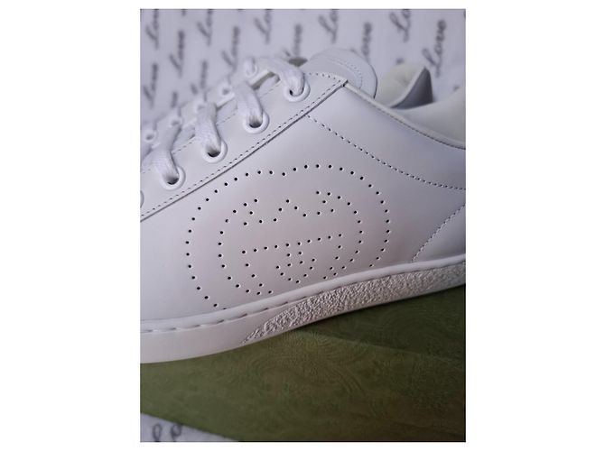 Gucci Ace Sneaker Weiß Leder - Ansicht 4