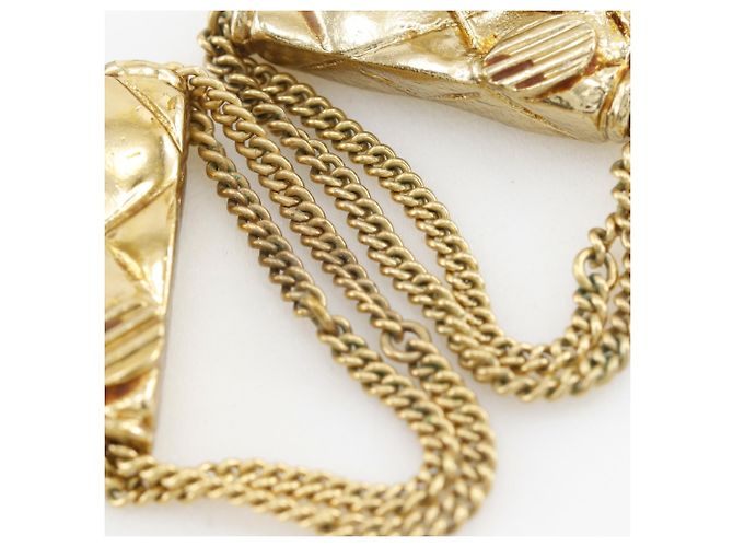 Orecchini Chanel Matelasse placcati oro - vista 7