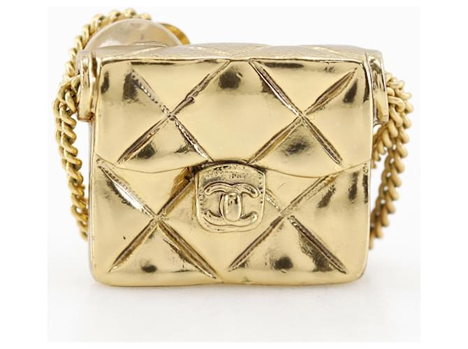 Orecchini Chanel Matelasse placcati oro - vista 8
