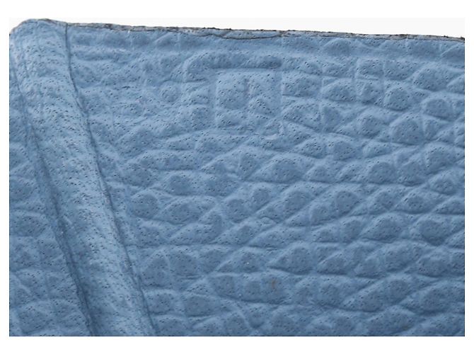 Portafoglio lungo classico Hermès Bearn Blu chiaro - vista 18