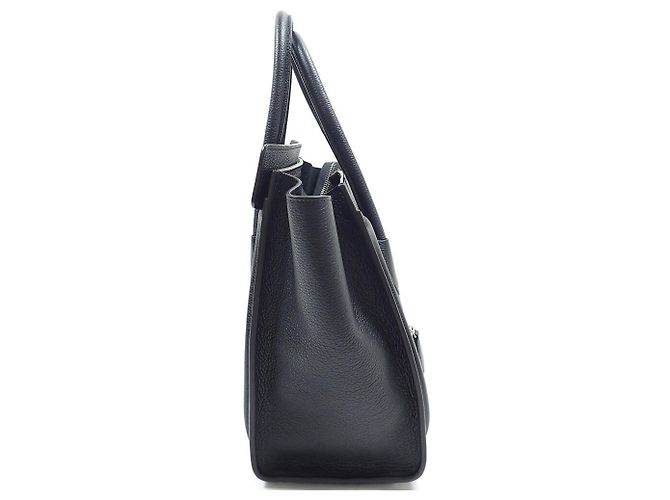 Céline Borsa Celine Luggage Micro Shopper Nero - vista 3