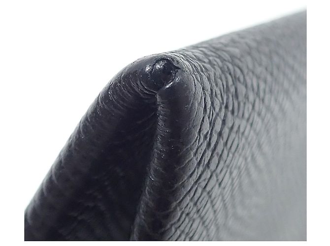 Hermès Hermes Calvi Bi-fold Card Case in Black Leather - view 3