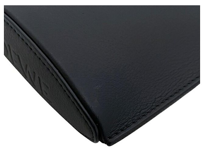 Borsa a tracolla in pelle nera Loewe Nero - vista 6
