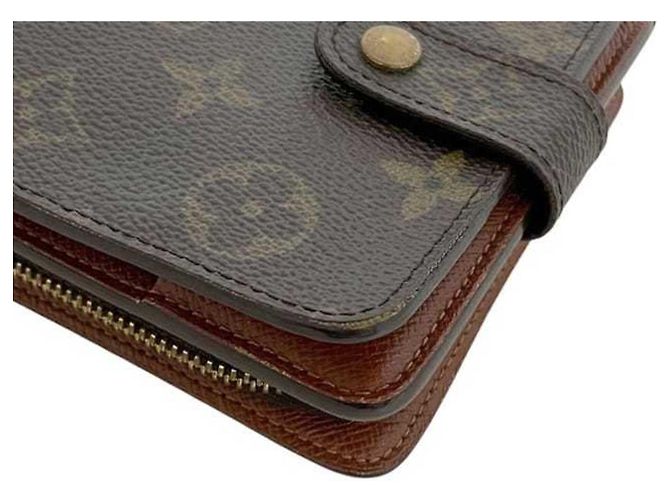 Cartera Bi-fold Louis Vuitton en Monogram marrón Castaño Monograma - vista 10