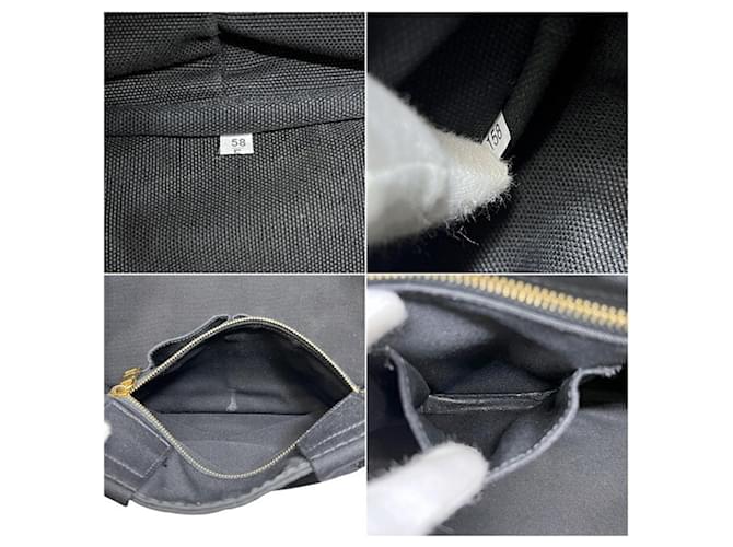 Borsa Tote Prada Canapa Nero - vista 4