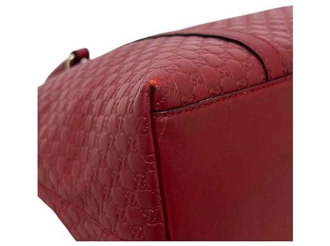 Borsa Tote Gucci in pelle rossa Rosso - vista 5