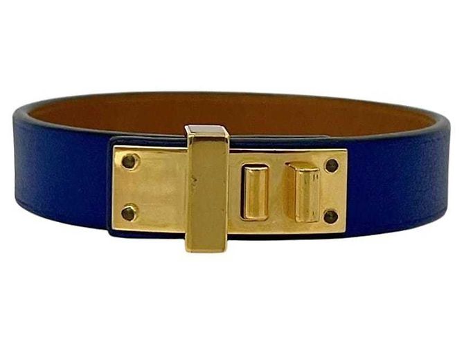 Hermès Bracciale charm Mini Dog Hermes Blu navy - vista 2