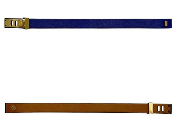 Hermès Bracciale charm Mini Dog Hermes Blu navy - vista 3