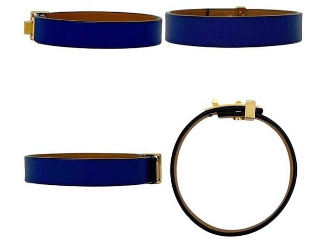 Hermès Bracciale charm Mini Dog Hermes Blu navy - vista 4