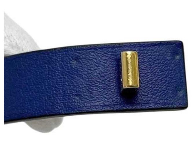 Hermès Bracciale charm Mini Dog Hermes Blu navy - vista 5