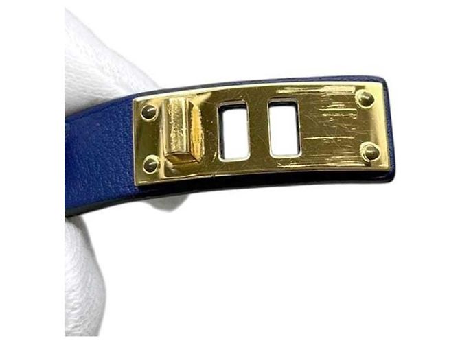 Hermès Bracciale charm Mini Dog Hermes Blu navy - vista 7