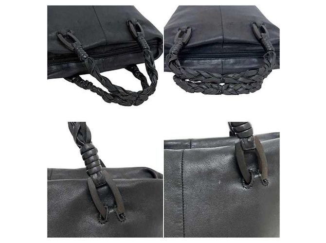 Borsa in pelle nappa Loewe Nero - vista 4