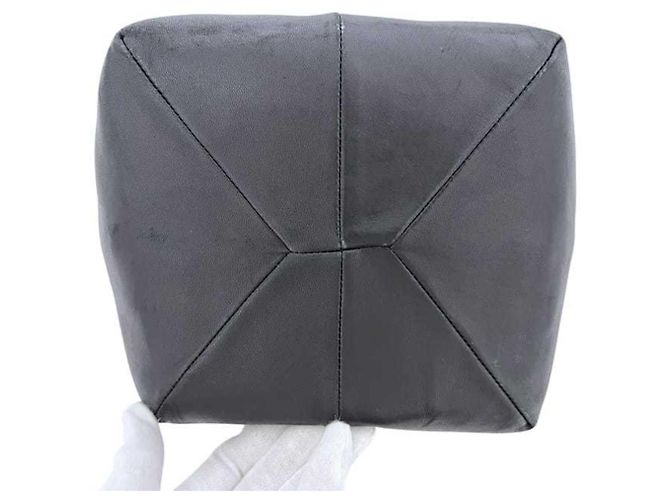 Borsa in pelle nappa Loewe Nero - vista 8