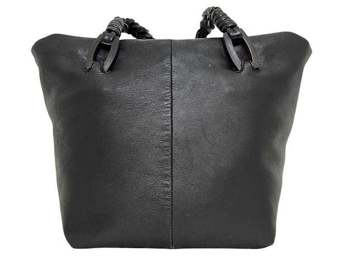 Borsa in pelle nappa Loewe Nero - vista 9