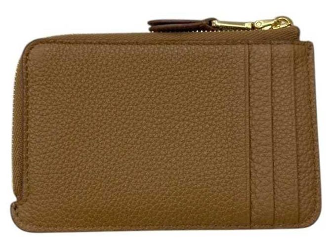 Monedero de piel marrón Miu Miu Castaño - vista 2
