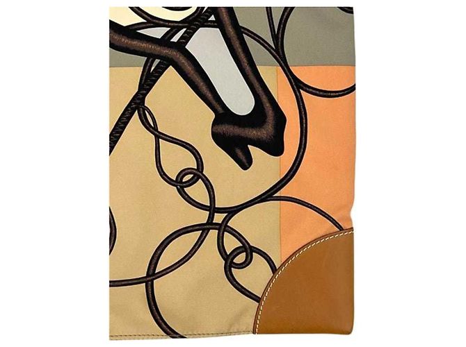Hermès Borsa a tracolla Hermes Silky City PM Marrone Beige - vista 7