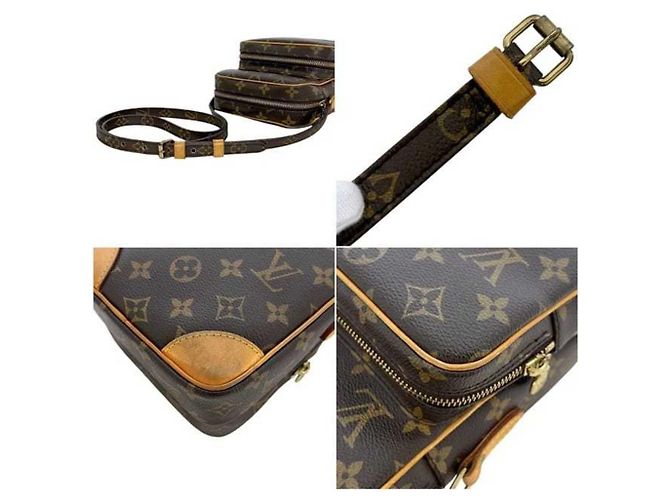 Borsa a tracolla Louis Vuitton Amazon Crossbody Marrone Monogramma - vista 10