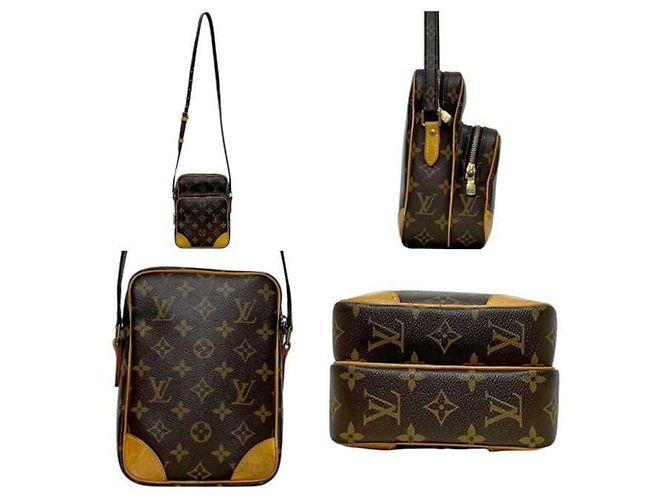 Borsa a tracolla Louis Vuitton Amazon Crossbody Marrone Monogramma - vista 2