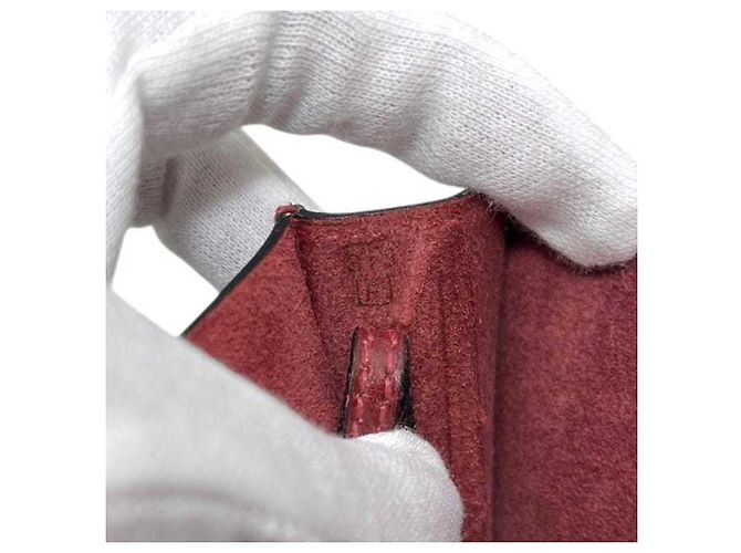Hermès Borsa a tracolla Hermes Pochette Onimetou Rosso Bordò - vista 3