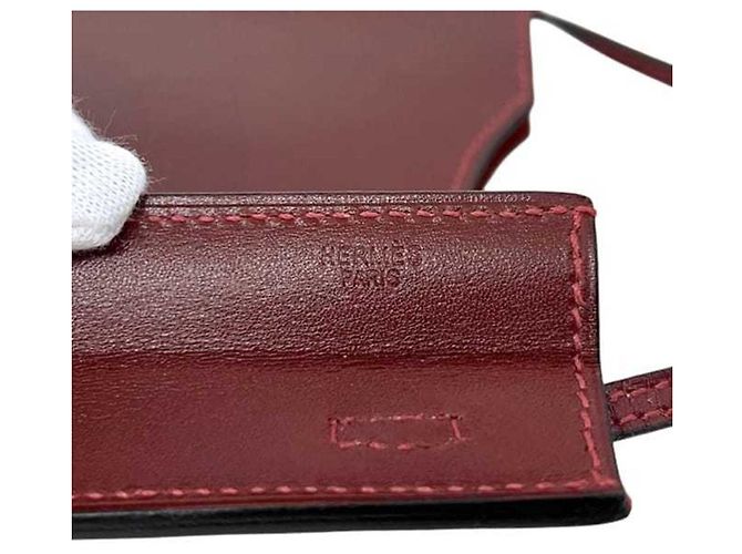Hermès Borsa a tracolla Hermes Pochette Onimetou Rosso Bordò - vista 4
