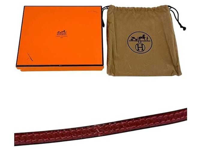 Hermès Borsa a tracolla Hermes Pochette Onimetou Rosso Bordò - vista 8