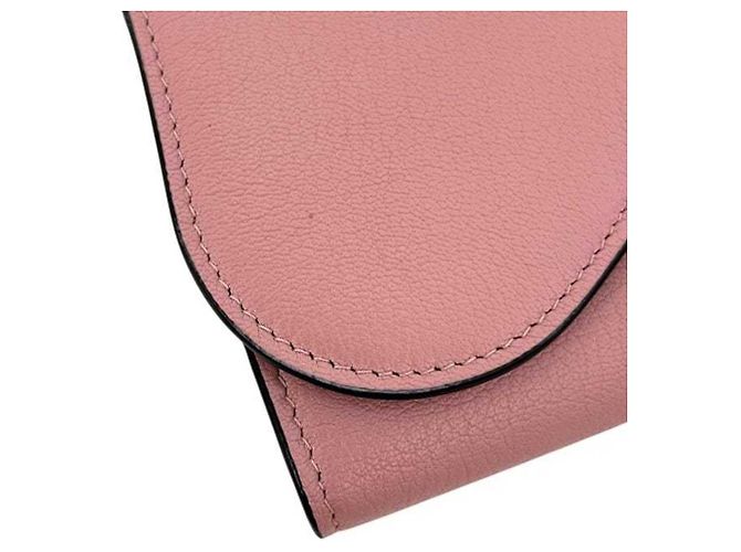 Cartera larga Christian Dior en piel rosa - vista 10