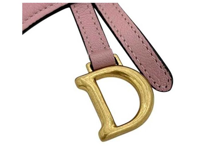 Cartera larga Christian Dior en piel rosa - vista 11