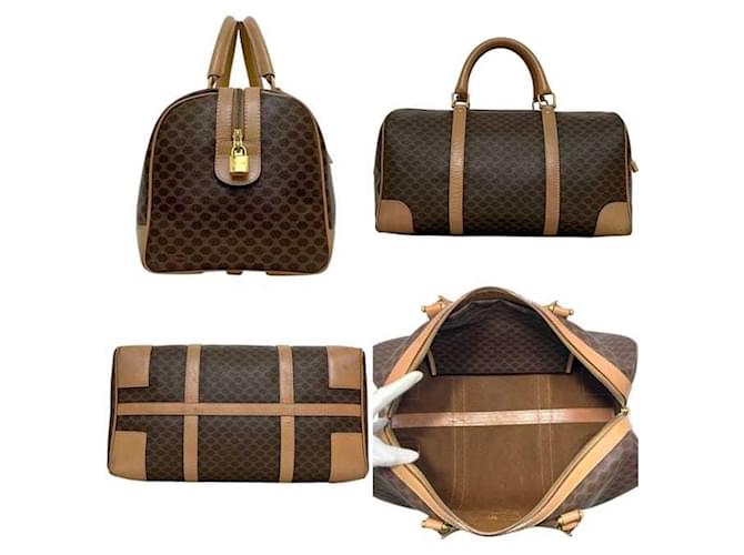 Céline Borsa Boston Celine Macadam M14 Marrone - vista 2