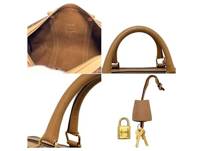 Céline Borsa Boston Celine Macadam M14 Marrone - vista 3
