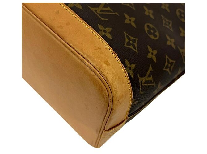 Borsa Louis Vuitton Alma PM Marrone Monogramma - vista 7