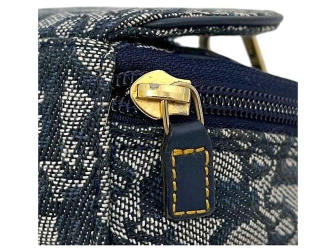 Pochette Saddle Trotter Christian Dior Blu navy - vista 6