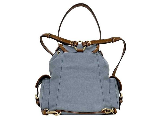 Miu Miu Women's Medium Backpack Brown Light blue - view 3