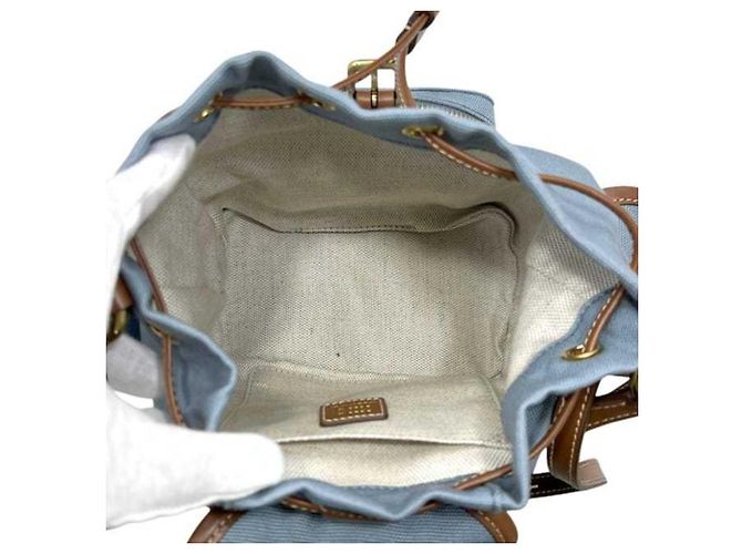 Miu Miu Women's Medium Backpack Brown Light blue - view 6