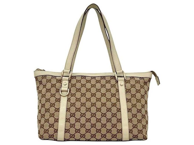 Borsa Tote Abbey beige Gucci - vista 2
