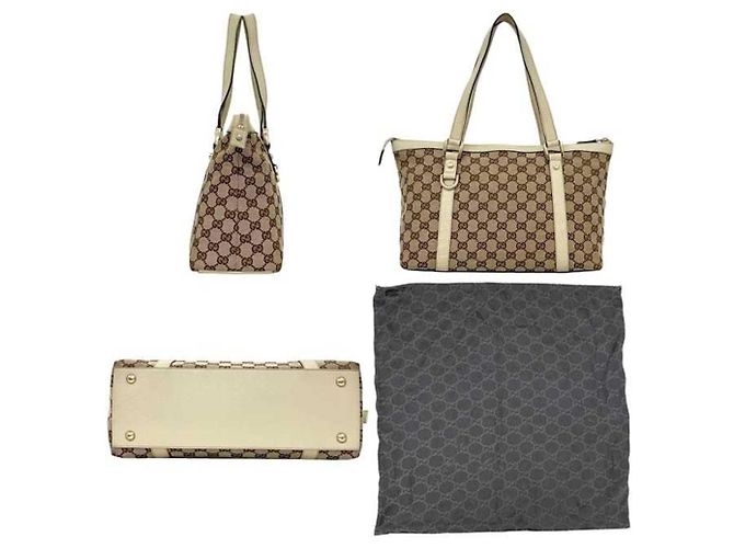 Borsa Tote Abbey beige Gucci - vista 3