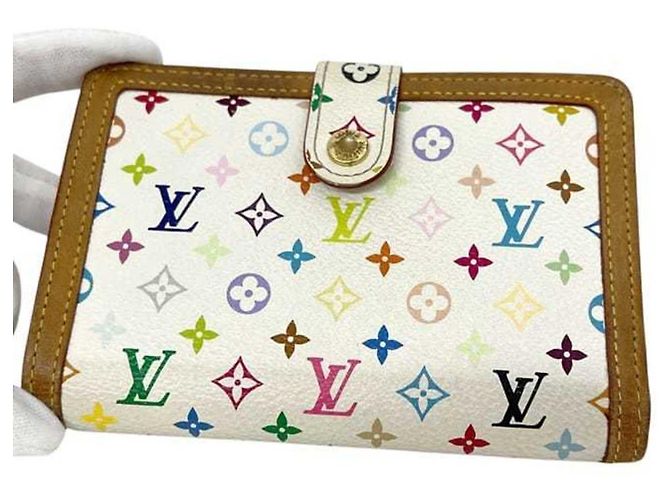 Louis Vuitton Bi-fold Wallet in Multicolor Monogram Weiß Mehrfarben - Ansicht 10