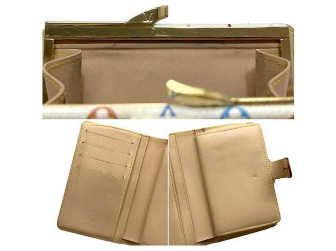 Louis Vuitton Bi-fold Wallet in Multicolor Monogram Weiß Mehrfarben - Ansicht 6
