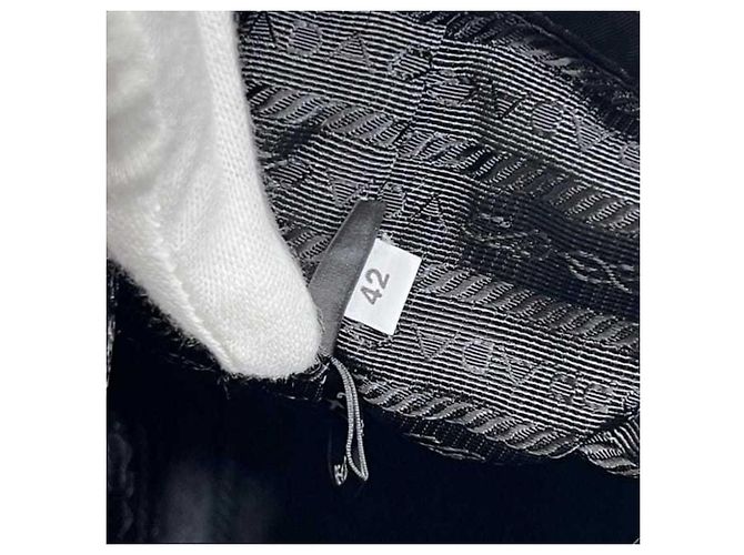 Saffiano Pochette a mano VELA Prada Nero - vista 7
