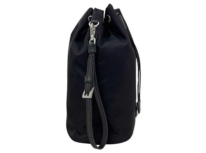 Saffiano Pochette a mano VELA Prada Nero - vista 9