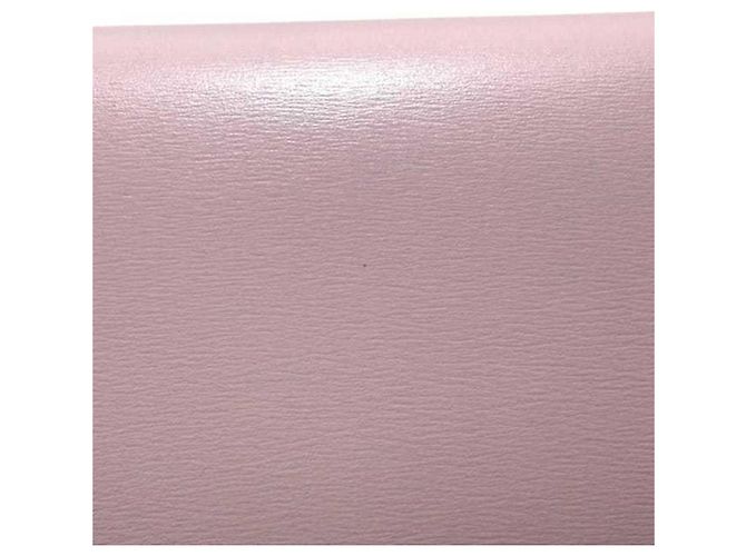 Céline Celine Tri-fold Wallet aus rosa Leder Pink - Ansicht 8