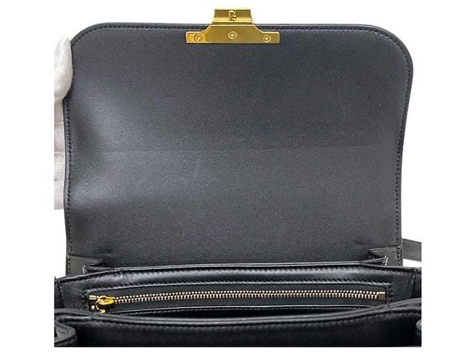 Triomphe Céline Borsa a tracolla Celine Classic in pelle di vitello Nero - vista 4
