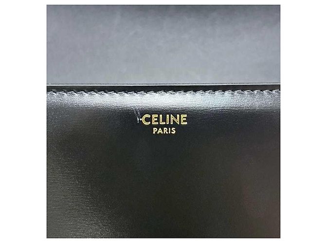 Triomphe Céline Borsa a tracolla Celine Classic in pelle di vitello Nero - vista 5
