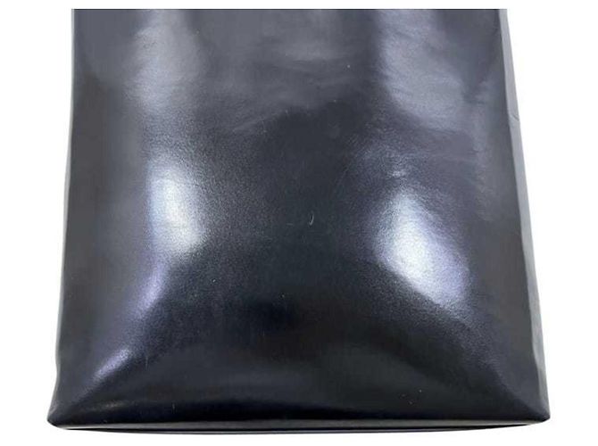 Borsa Tote in pelle nera Prada Nero - vista 10