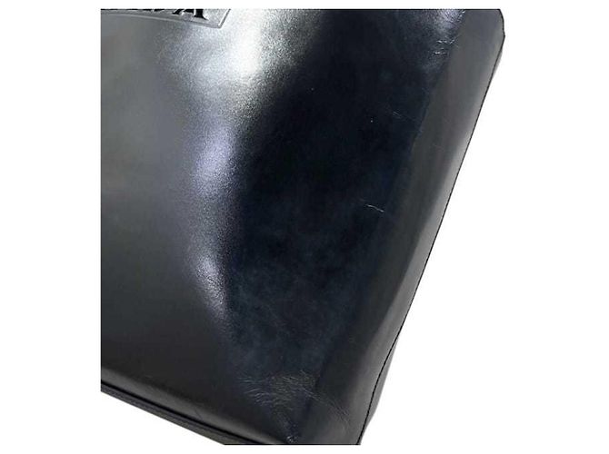 Borsa Tote in pelle nera Prada Nero - vista 9