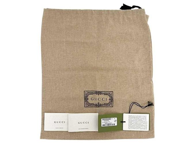 Gucci Baseballkappe aus blauem Canvas - Ansicht 10
