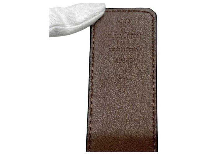 Louis Vuitton Ledergürtel Schwarz - Ansicht 5